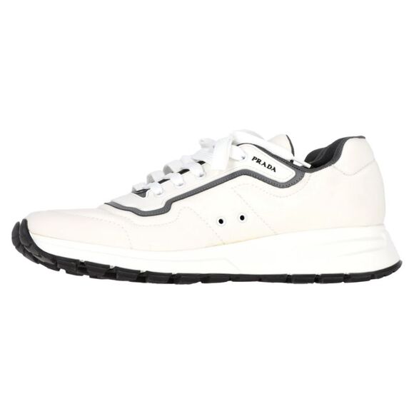 Prada Low Top Sneakers in White Leather - Picture 12 of 12